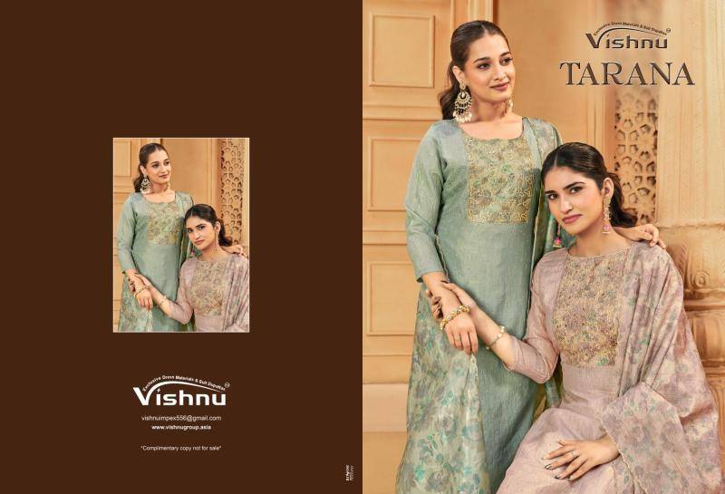 Vishnu tarana Unstitched dress material wholesalers